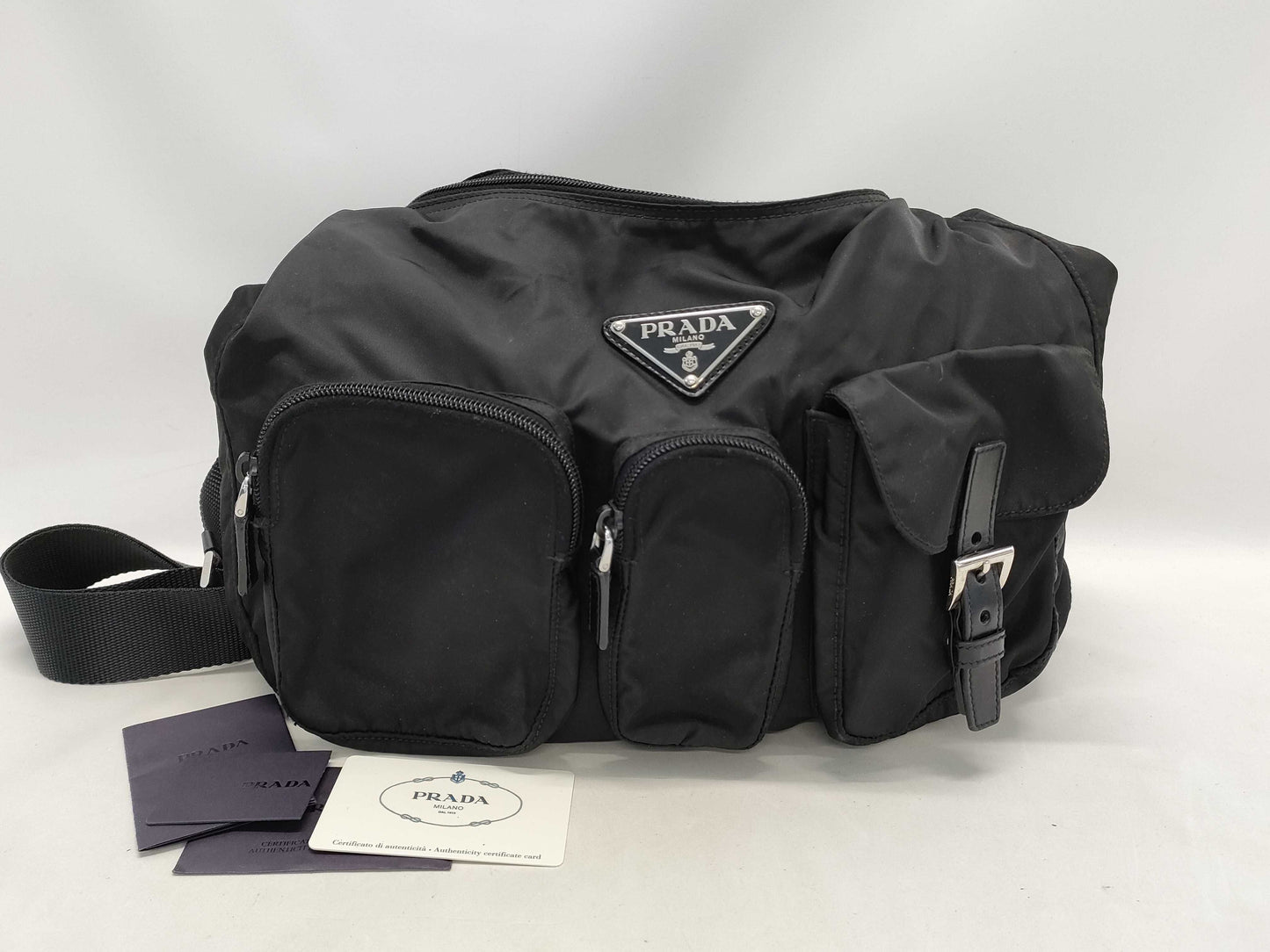 PRADA nylon one-shoulder shoulder bag