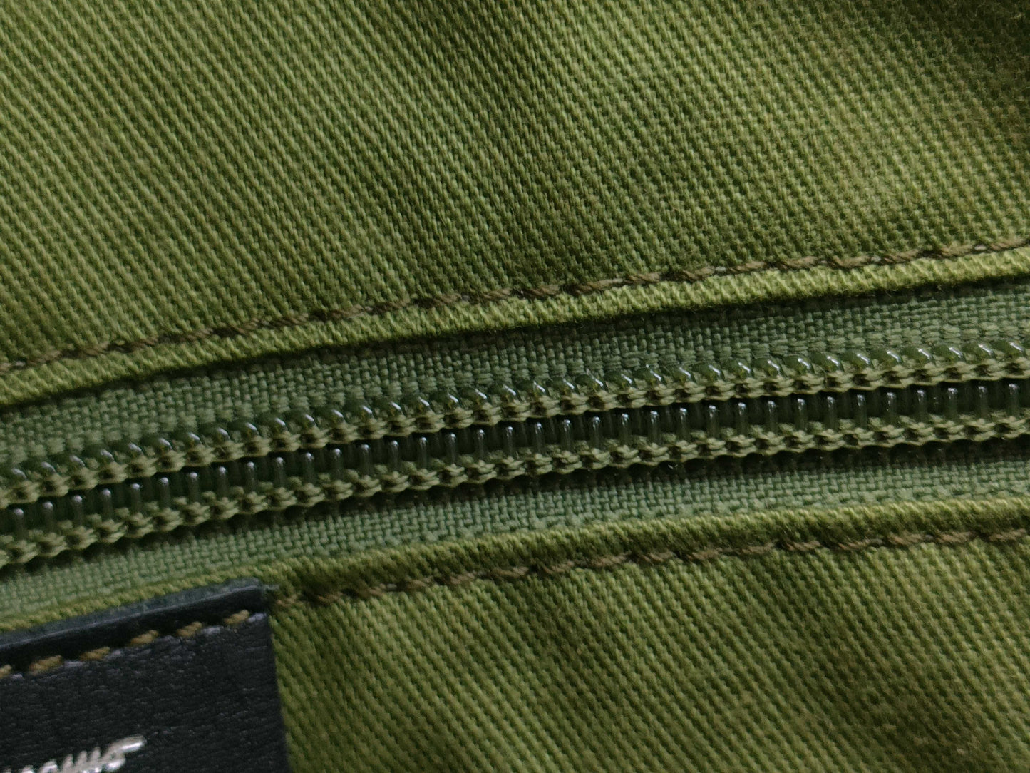 Salvatore Ferragamo Gancini Logo Leather Tote Bag