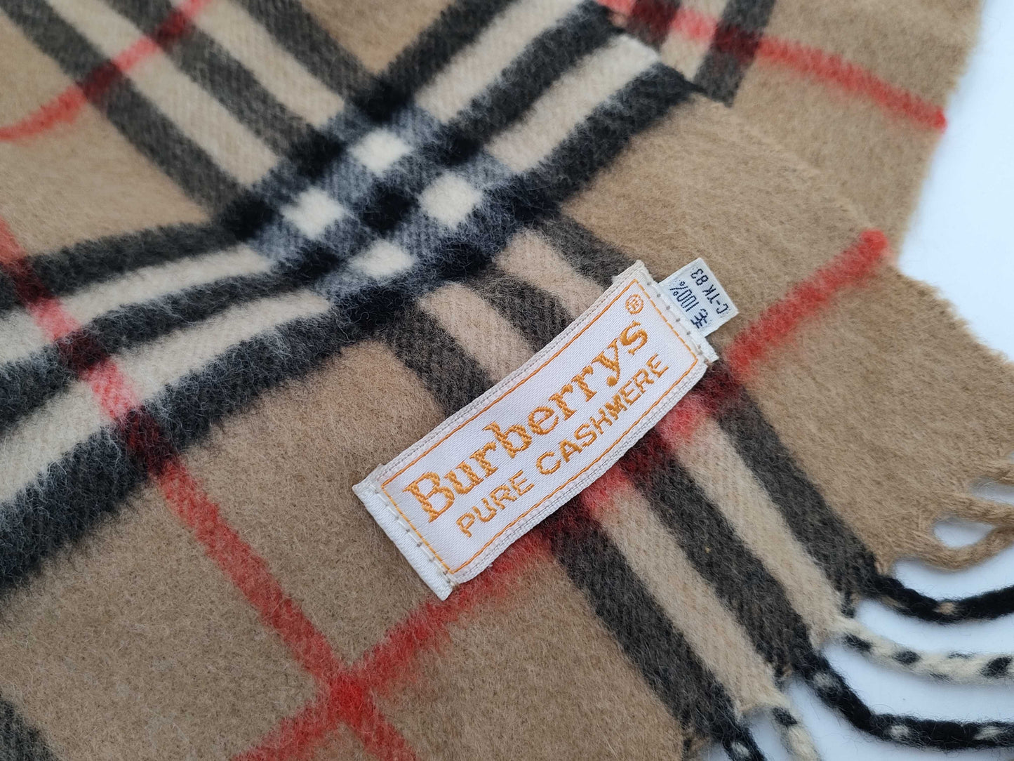 BURBERRY Check Scarf