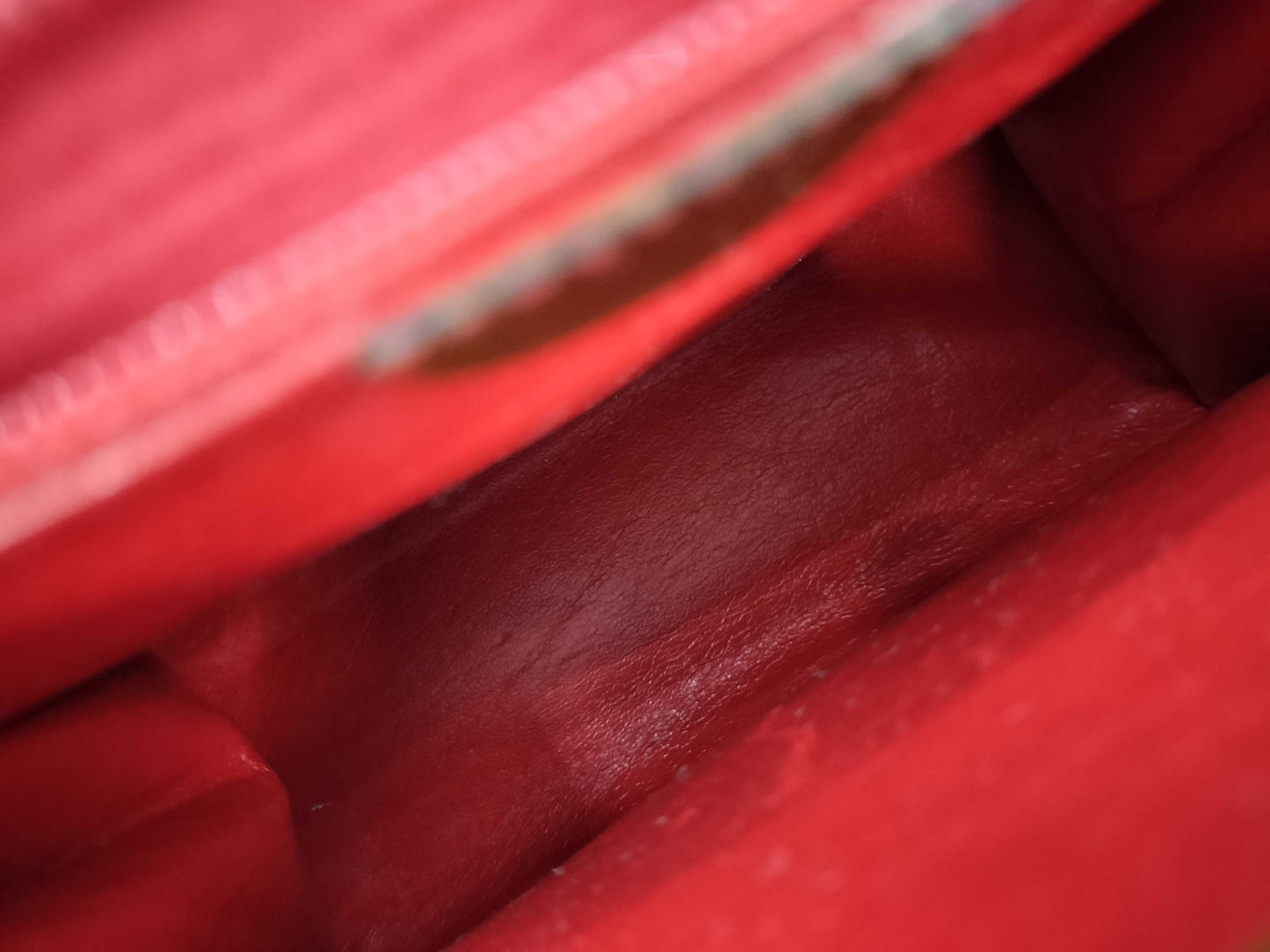 CELINE Calfskin Kelly-style Handbag