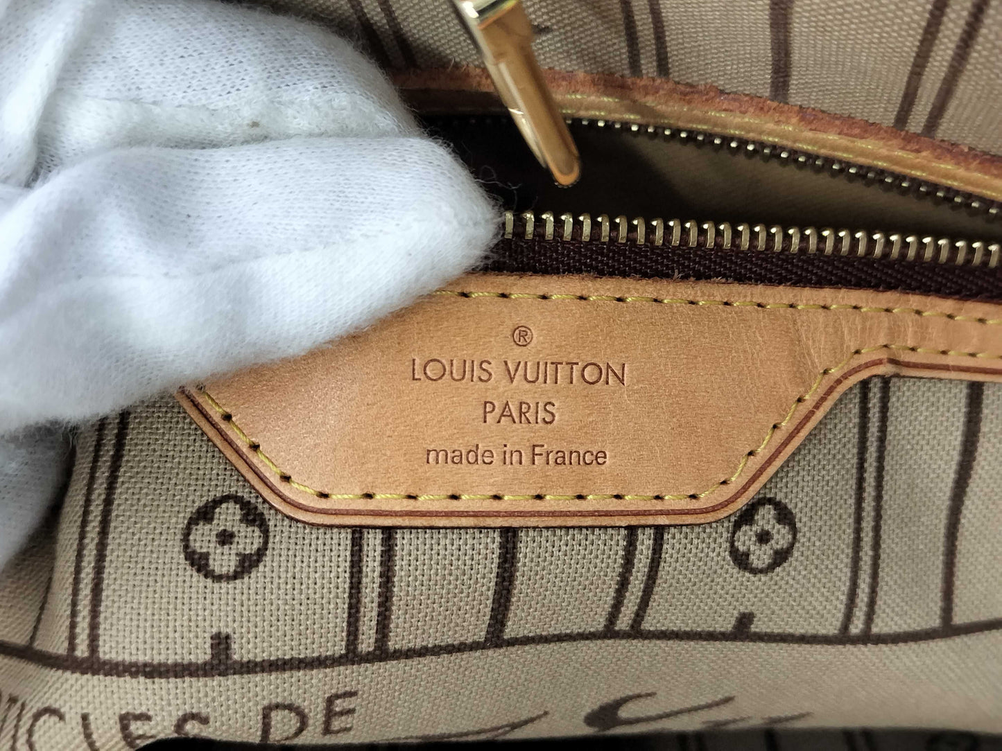 LOUIS VUITTON Monogram M40156 Neverfull MM Old Model Tote Bag