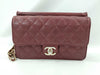 CHANEL Lambskin Matelasse Chain Shoulder Bag No. 18