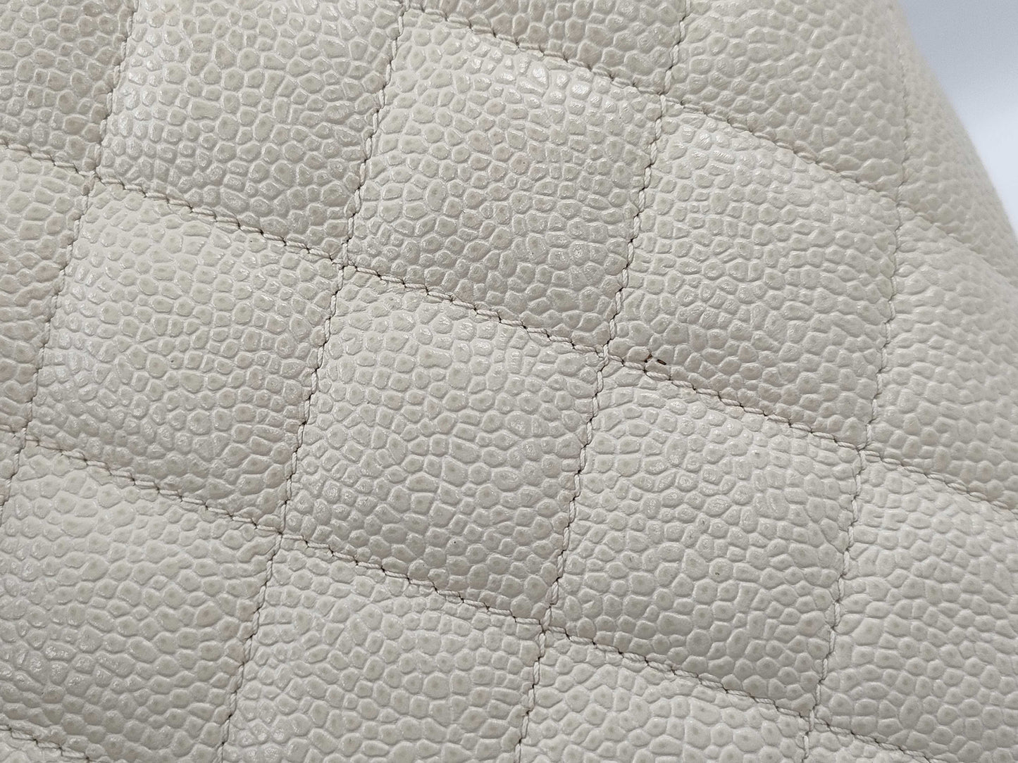 CHANEL Caviar Skin Turnlock Tote with G/Seal Shoulder Bag