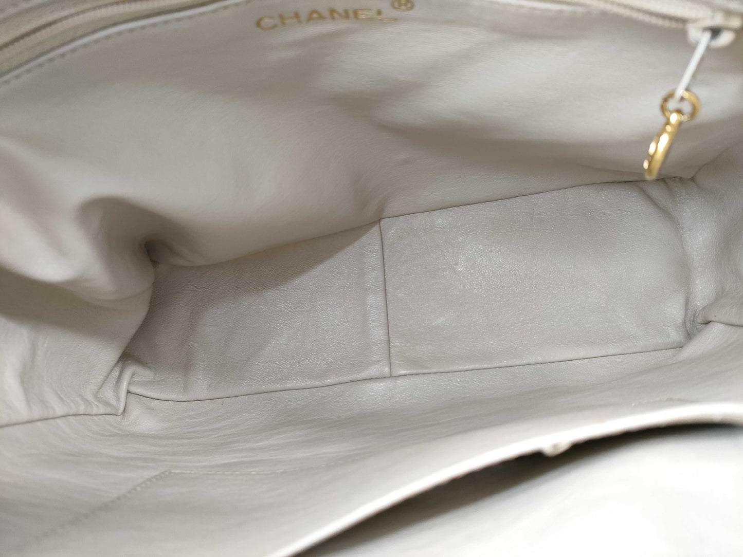 CHANEL Caviar Skin Turnlock Tote with G/Seal Shoulder Bag