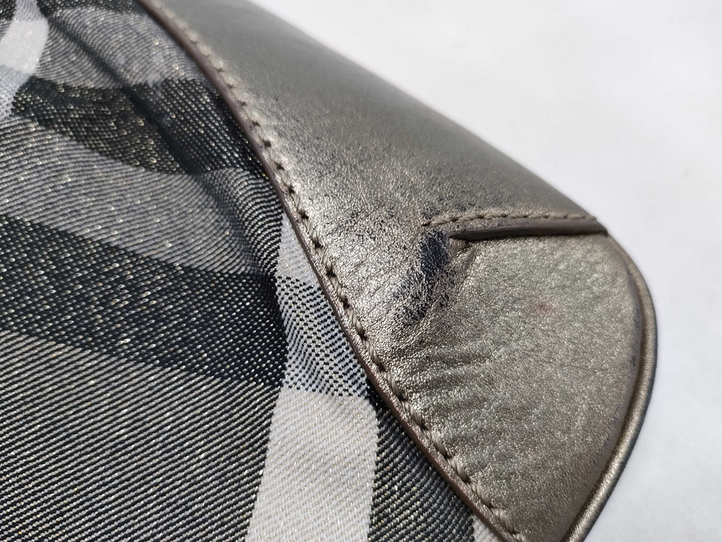 BURBERRY Check Shoulder Bag