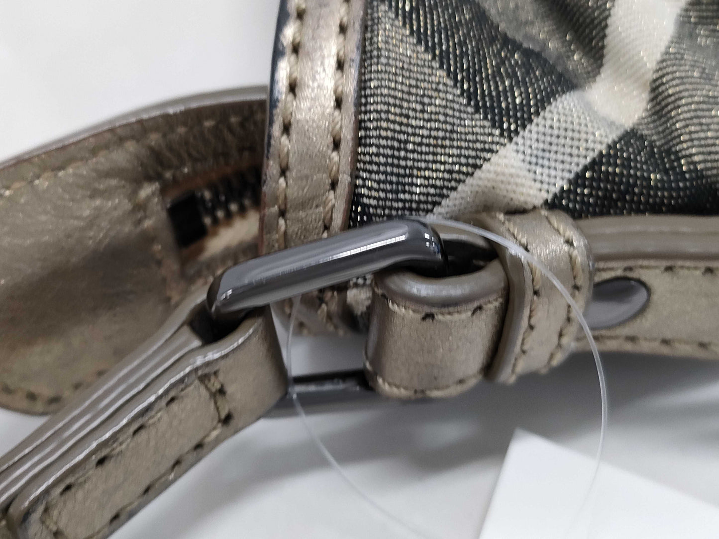 BURBERRY Check Shoulder Bag