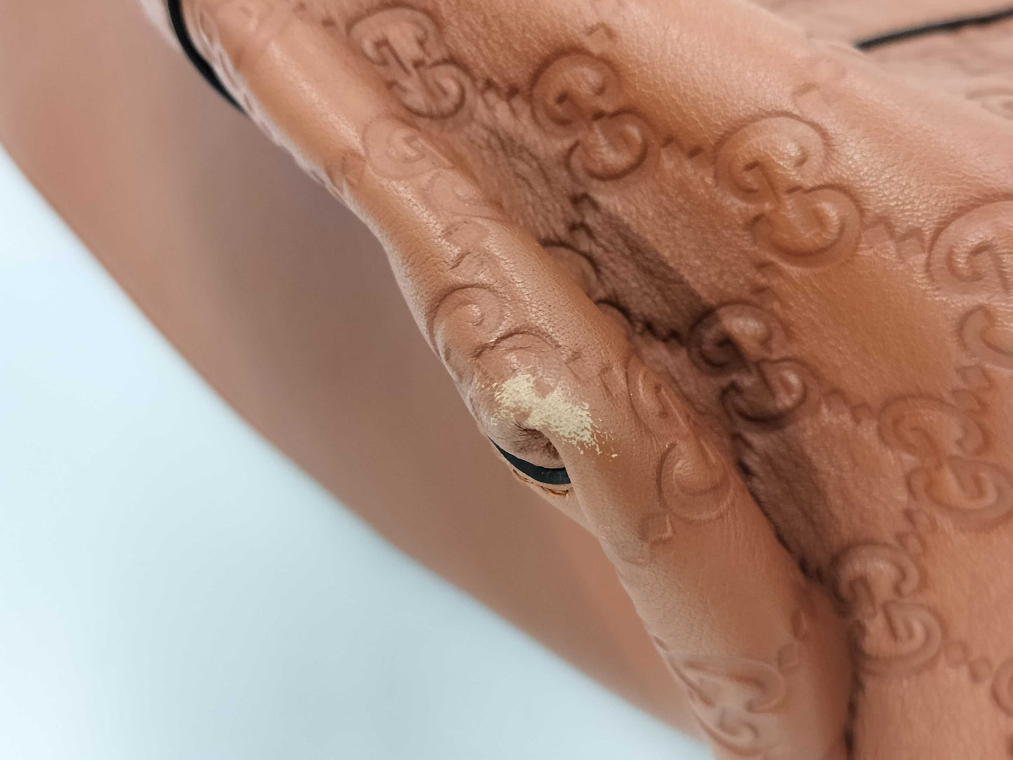 GUCCI Leather 2-Way Handbag Handbag