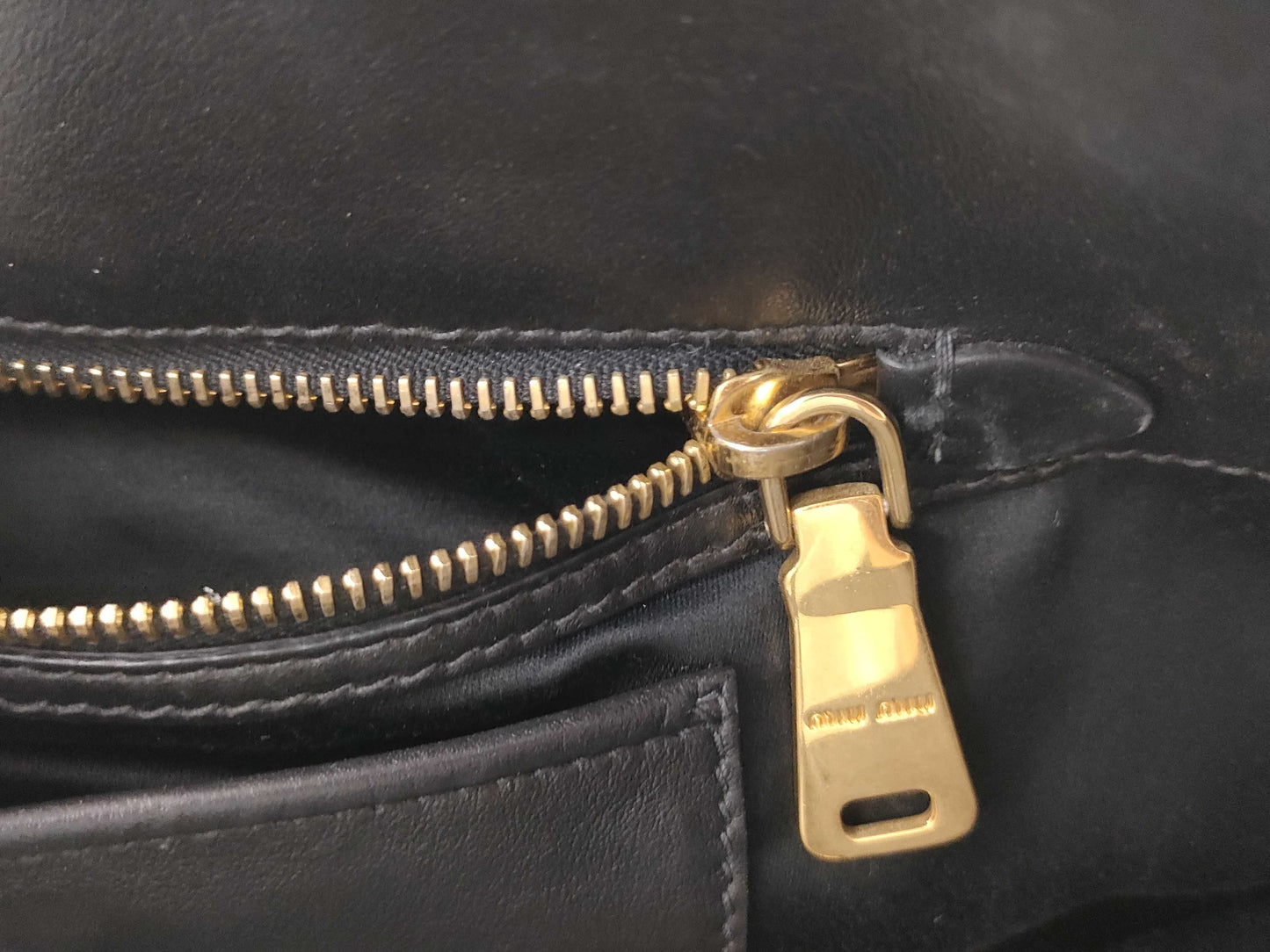Miu Miu Leather Tote Bag