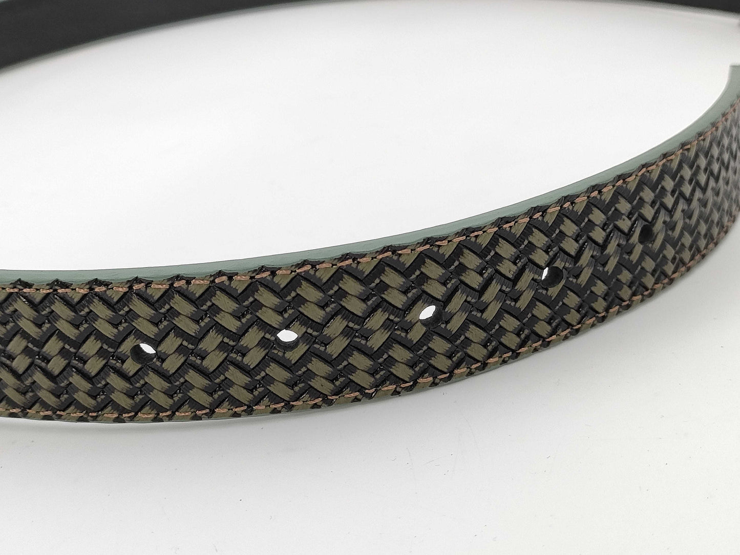 Vivienne Westwood Men's Leather Belt with Orb Buckle