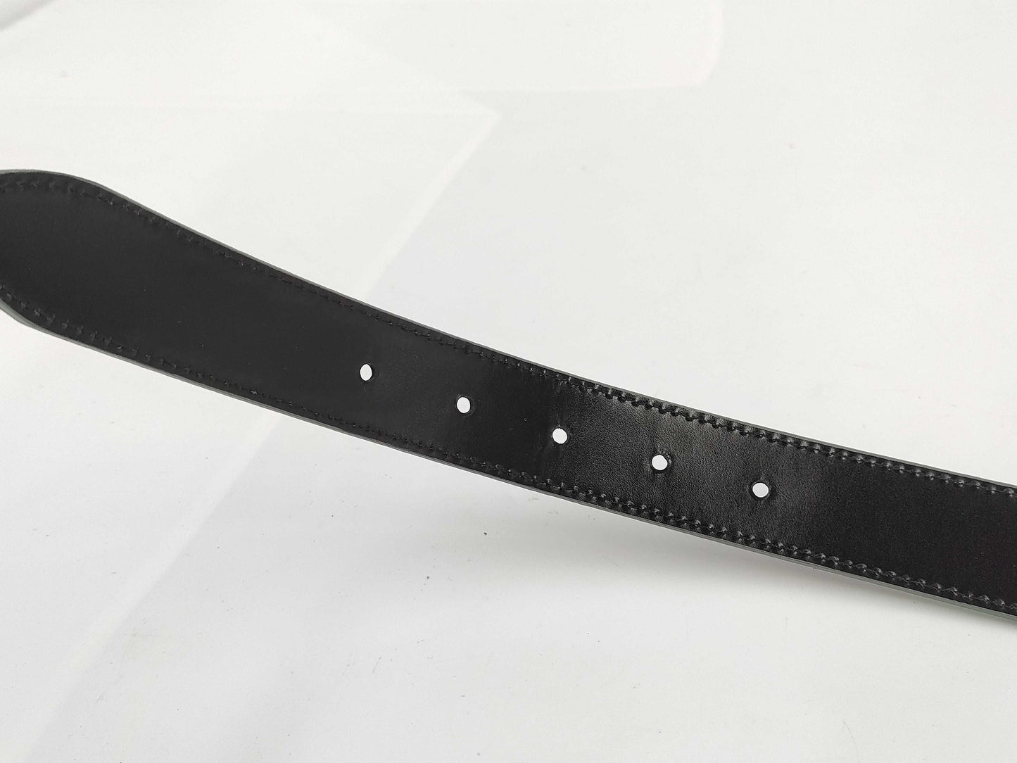 Vivienne Westwood Men's Leather Belt with Orb Buckle