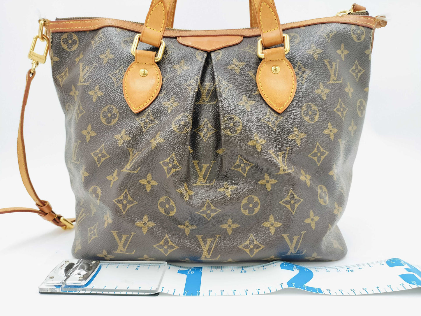 LOUIS VUITTON Monogram M40145 Palermo PM Tote Bag