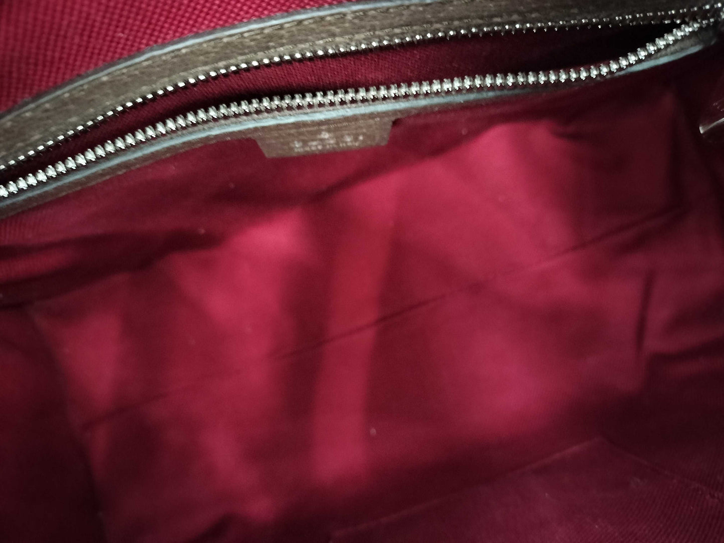 GUCCI GG Supreme GG Tote with Leather Details 643814 Handbag