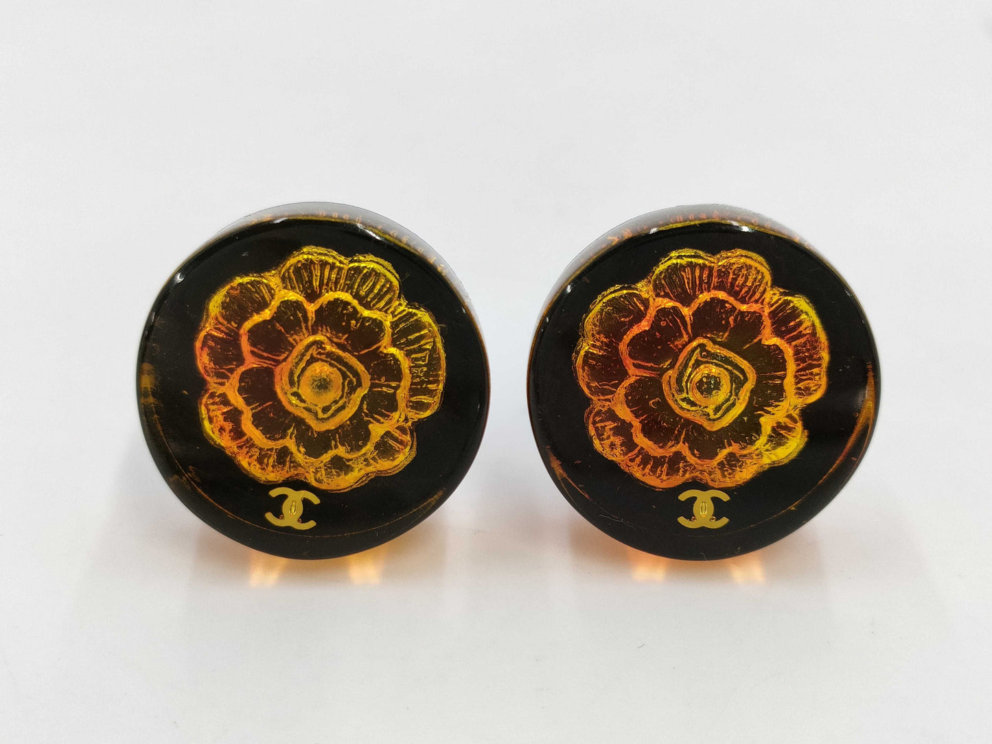 CHANEL Camellia Earrings
