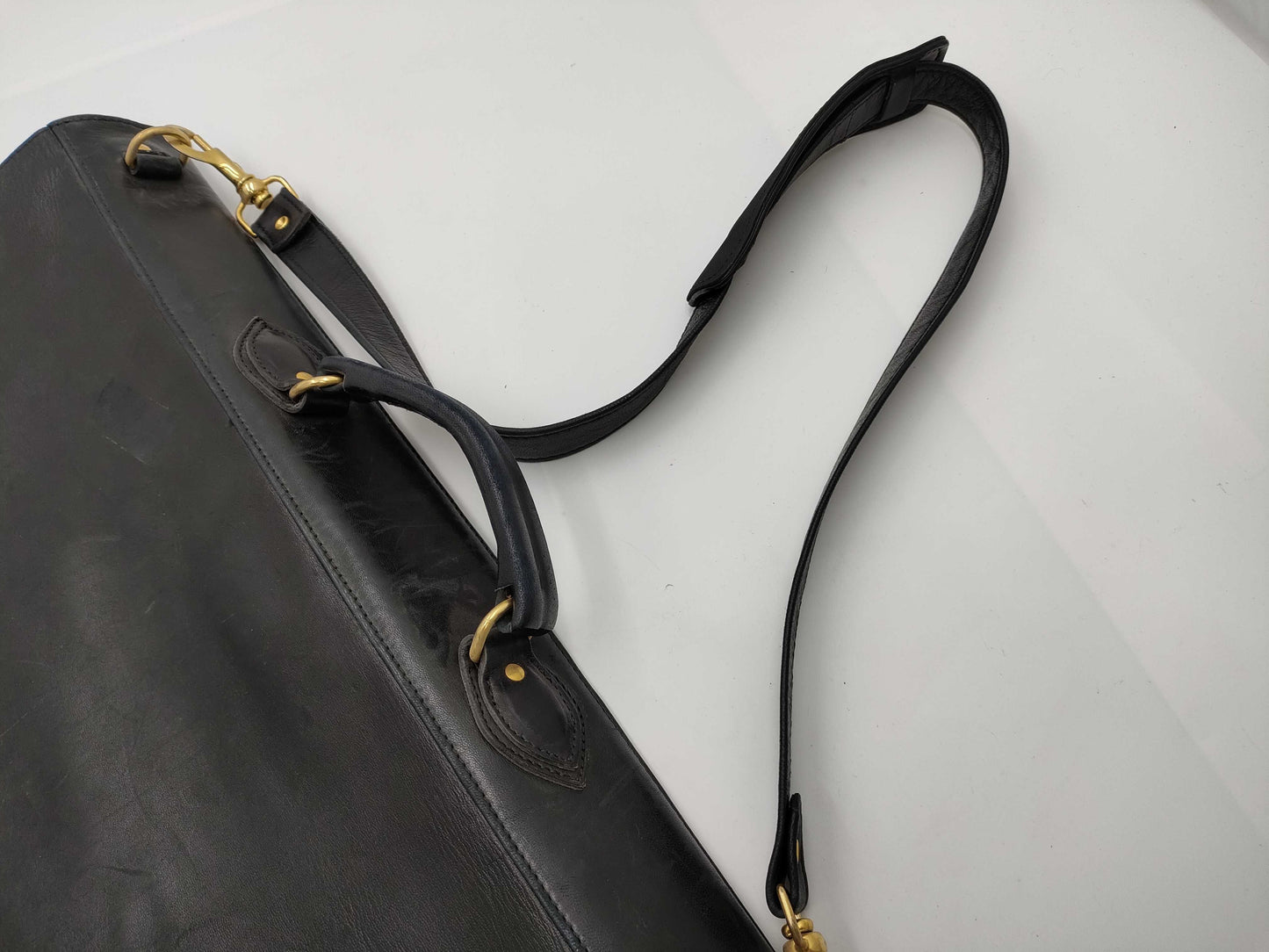 Dunhill leather suit bag