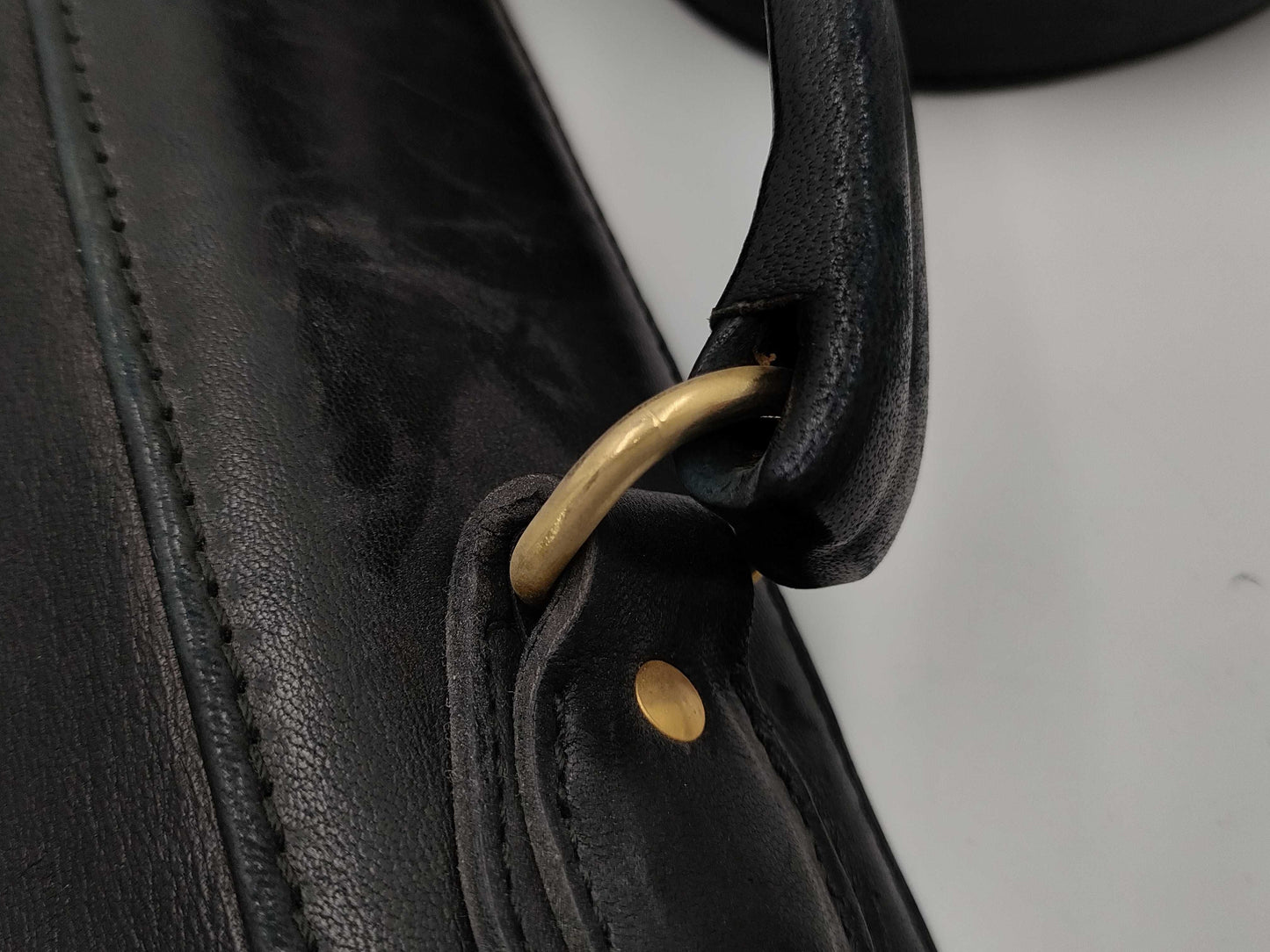 Dunhill leather suit bag