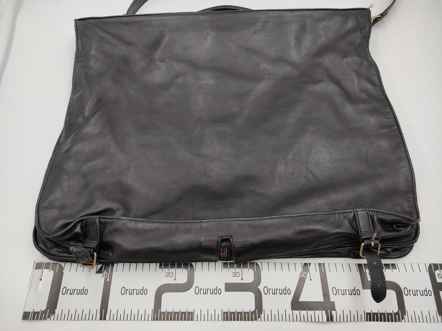Dunhill leather suit bag