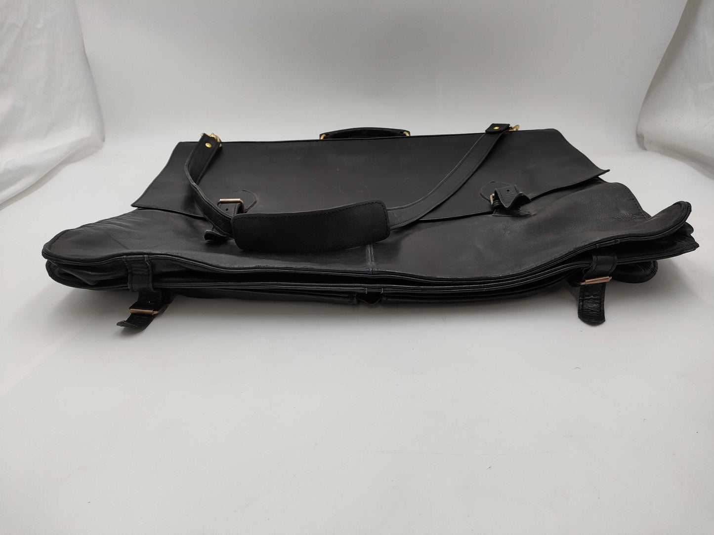 Dunhill leather suit bag