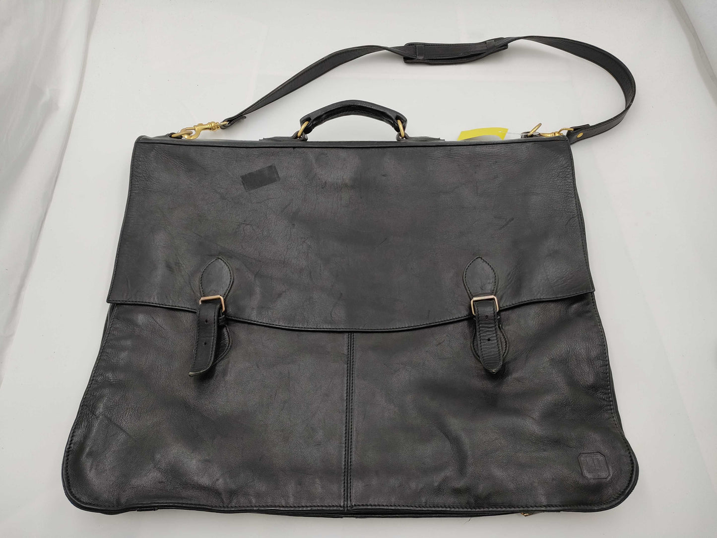 Dunhill leather suit bag