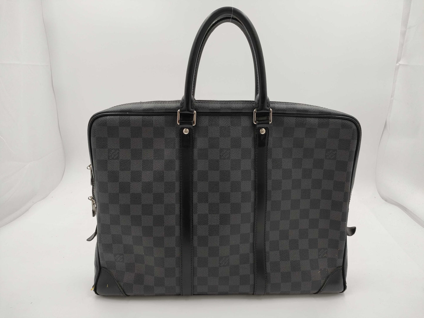 LOUIS VUITTON Damier Graphite Porto Document Voyage Zipper Junk Bag