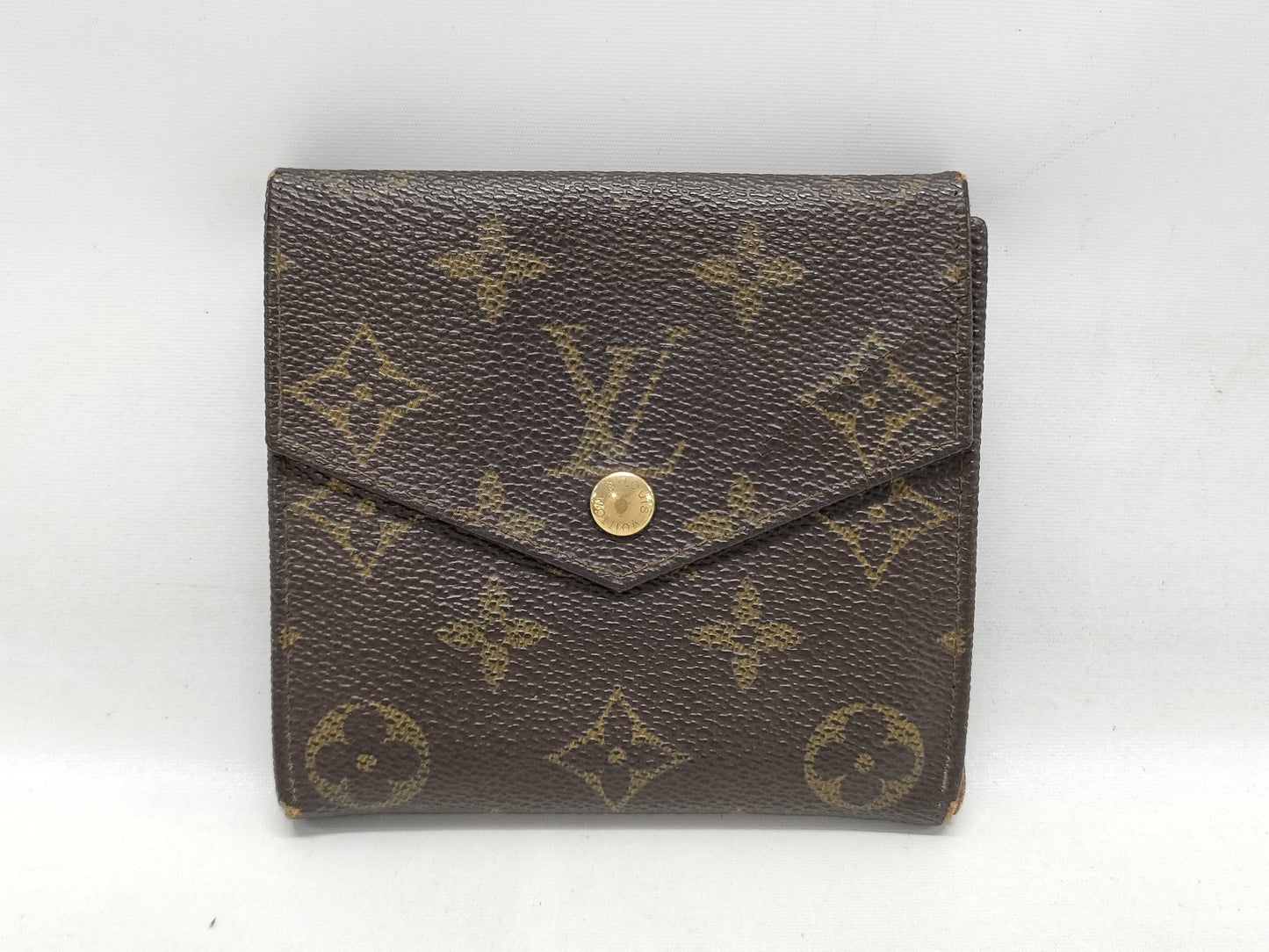 LOUIS VUITTON Monogram Porte Monnaie Bi-E Carte Credit Wallet