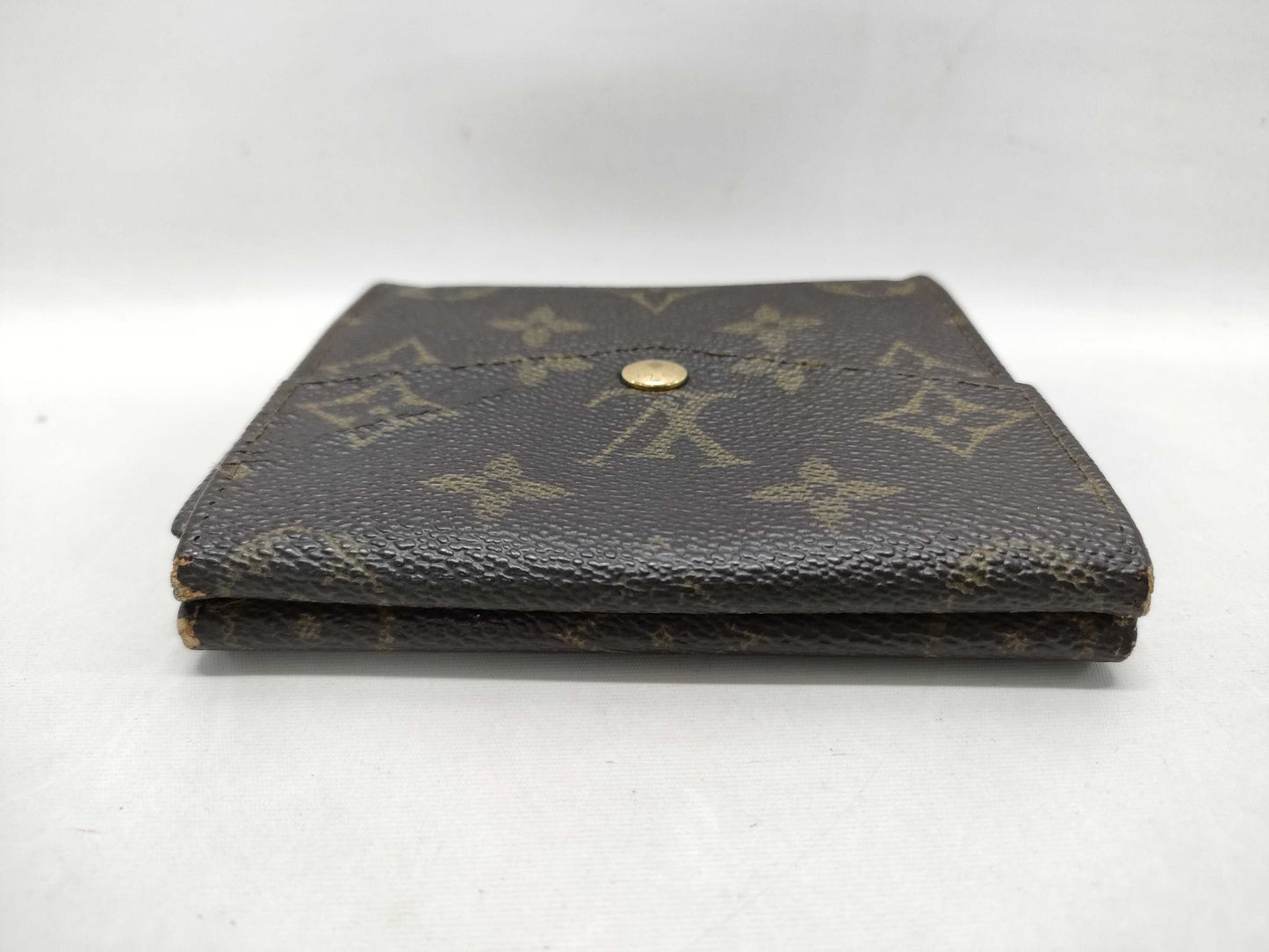 LOUIS VUITTON Monogram Porte Monnaie Bi-E Carte Credit Wallet