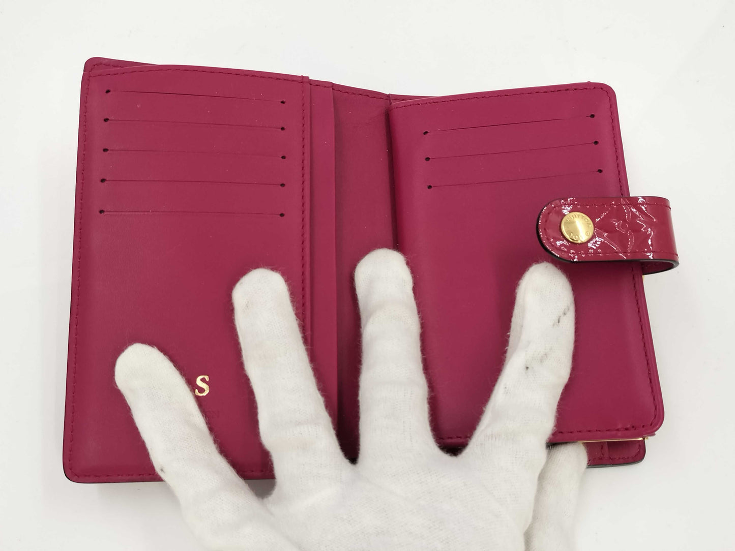 LOUIS VUITTON Vernis Portefeuille Viennois Initial Wallet