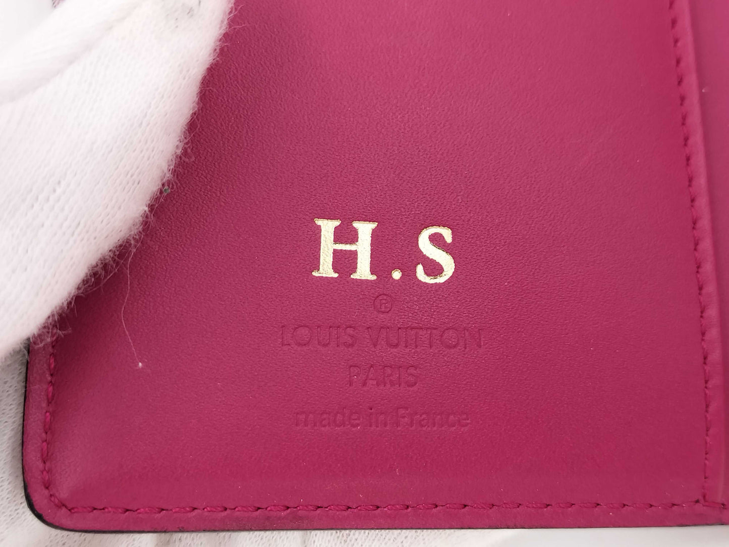 LOUIS VUITTON Vernis Portefeuille Viennois Initial Wallet