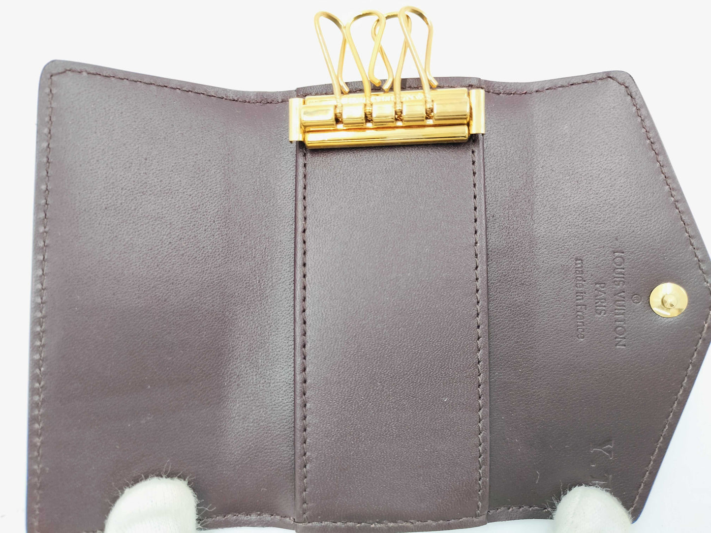 LOUIS VUITTON Vernis M93517 Multicle 4-Row Wallet