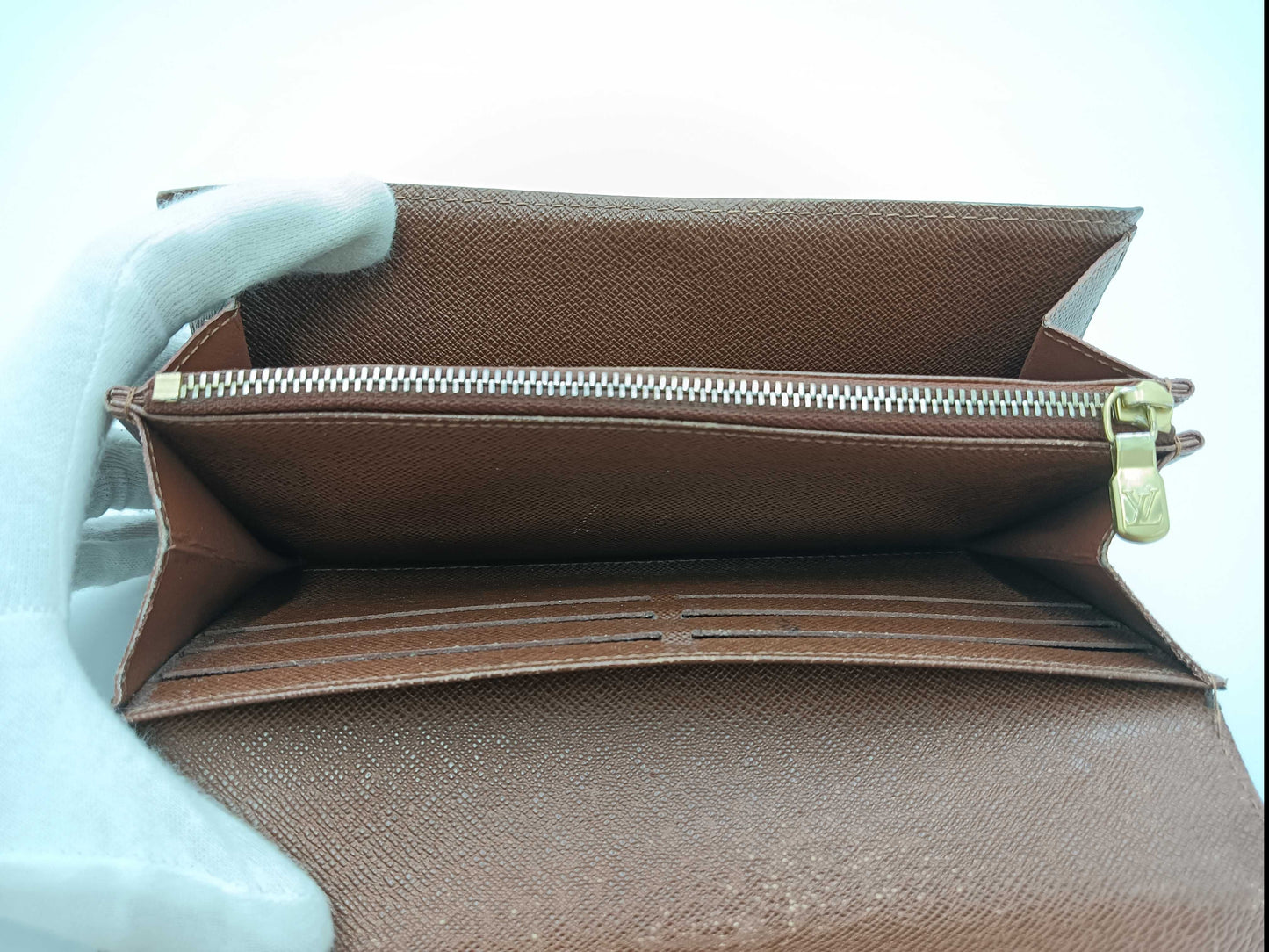 LOUIS VUITTON Monogram Portefeuille Sarah Wallet