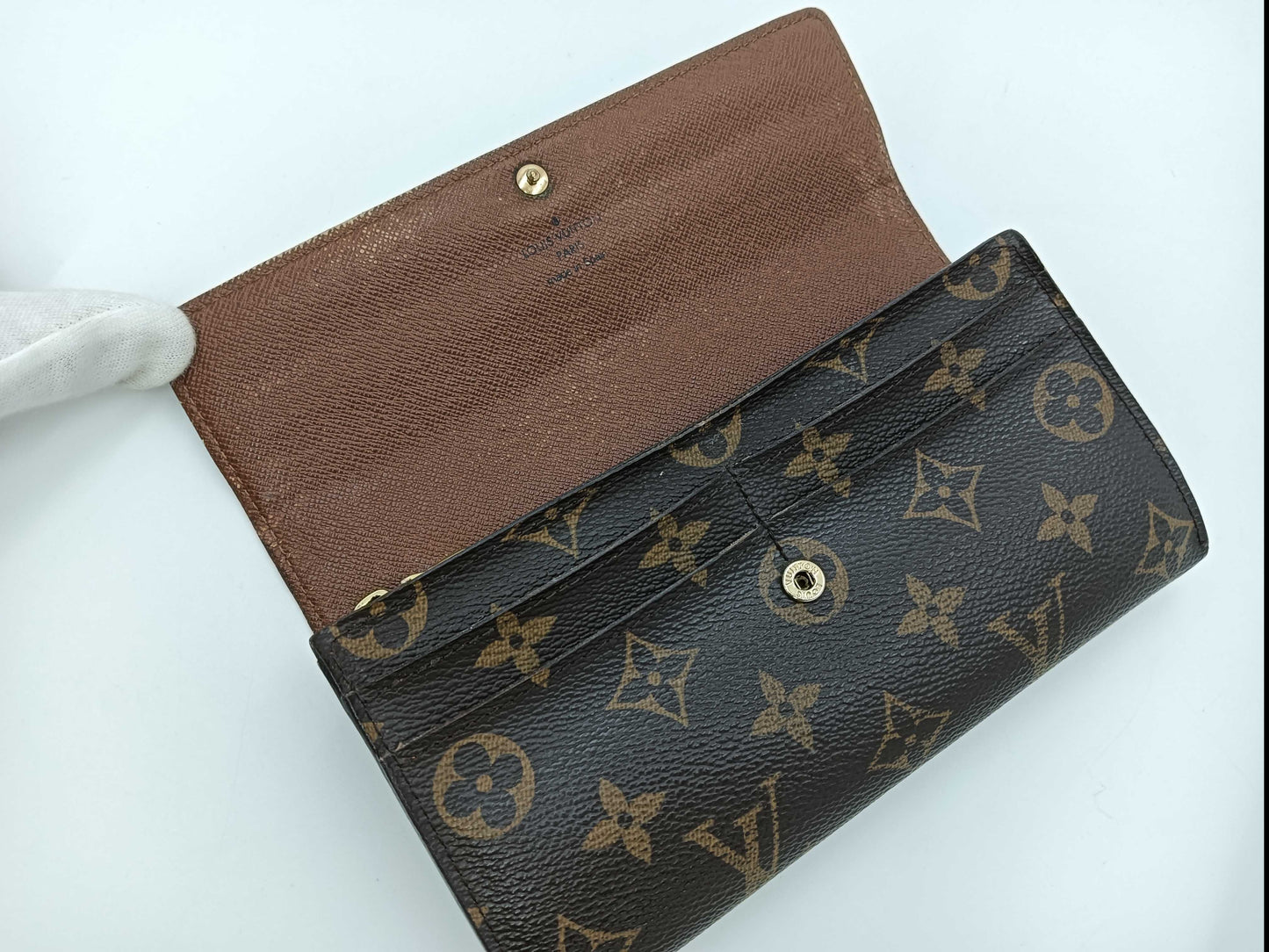 LOUIS VUITTON Monogram Portefeuille Sarah Wallet