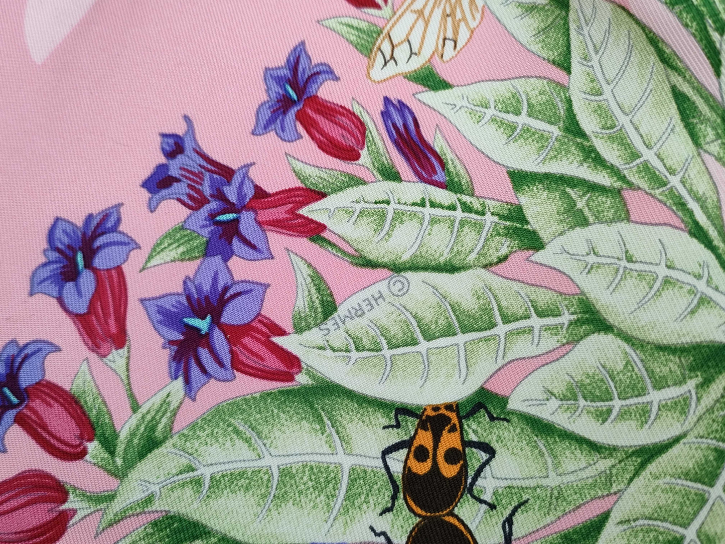 HERMES Carré 90/LA PRAIRIE Scarf