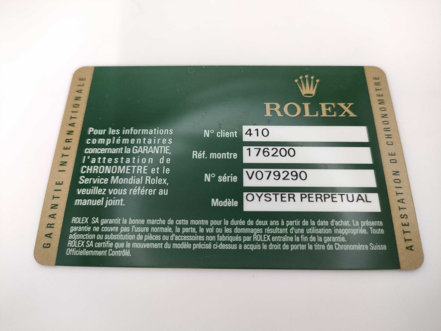 ROLEX 176200 V079290 Women's Watch