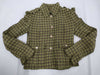 CHANEL Tweed Jacket Khaki with Scissor Motif Buttons