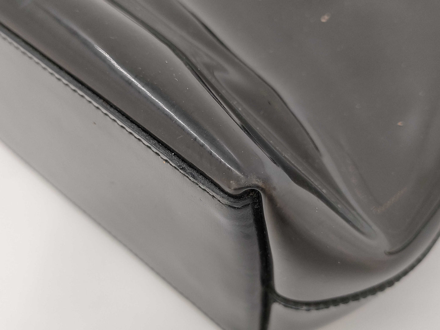 GUCCI Bamboo Vinyl Handbag