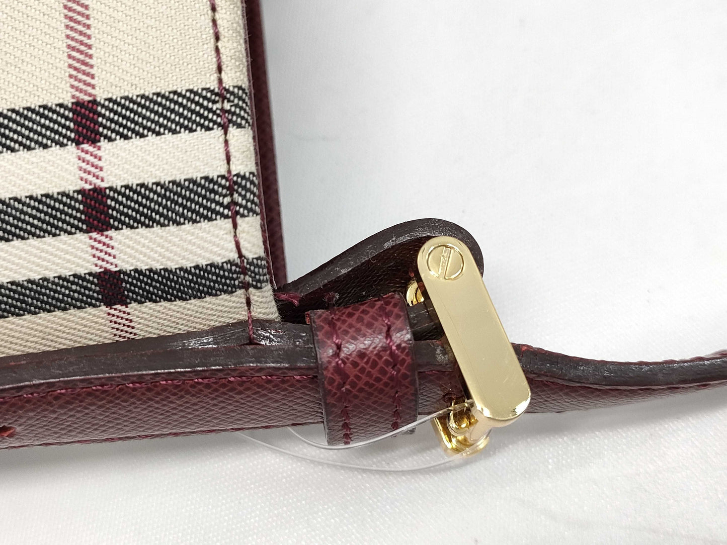 BURBERRY Nova Check Shoulder Handbag