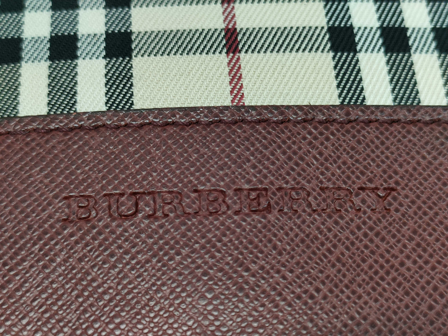 BURBERRY Nova Check Shoulder Handbag