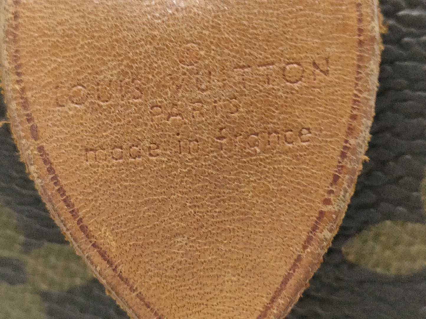 LOUIS VUITTON Monogram M41107 Speedy 35 Handbag with Pen Marks on the Inside