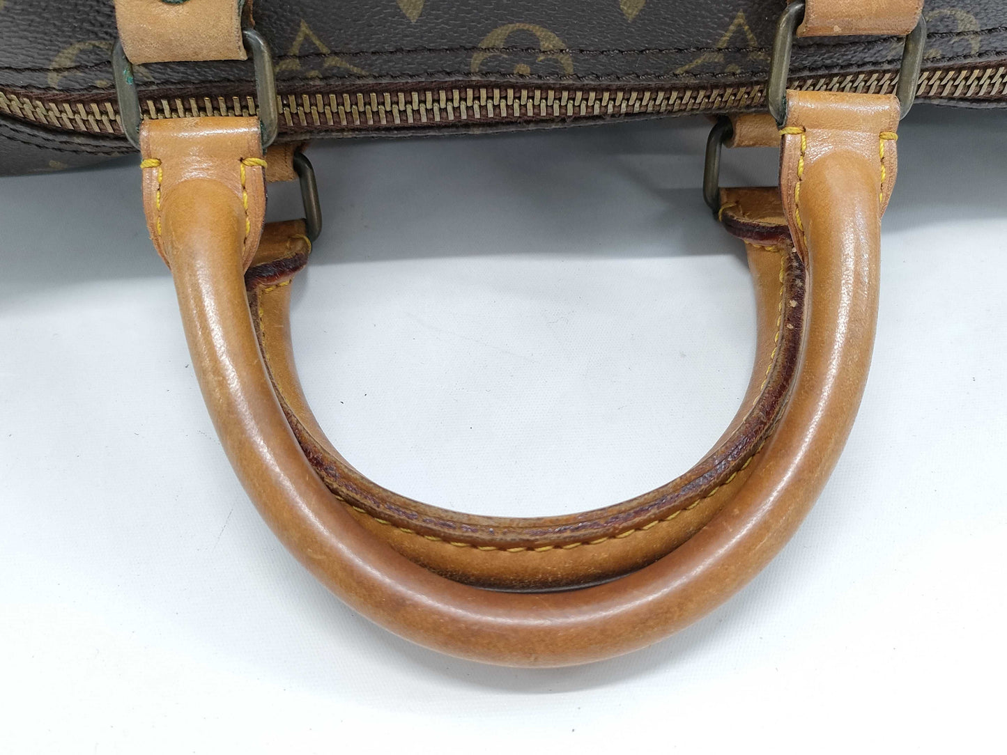LOUIS VUITTON Monogram M41107 Speedy 35 Handbag with Pen Marks on the Inside