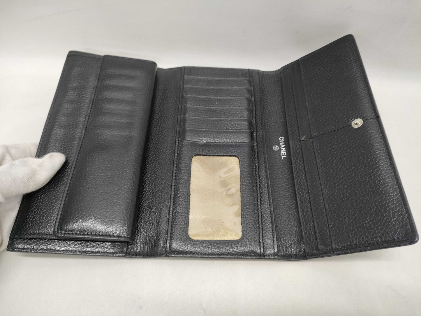 CHANEL Camellia Long Wallet
