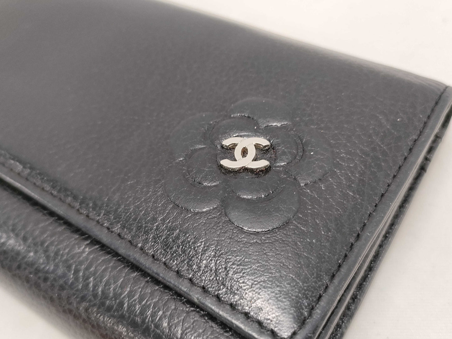 CHANEL Camellia Long Wallet
