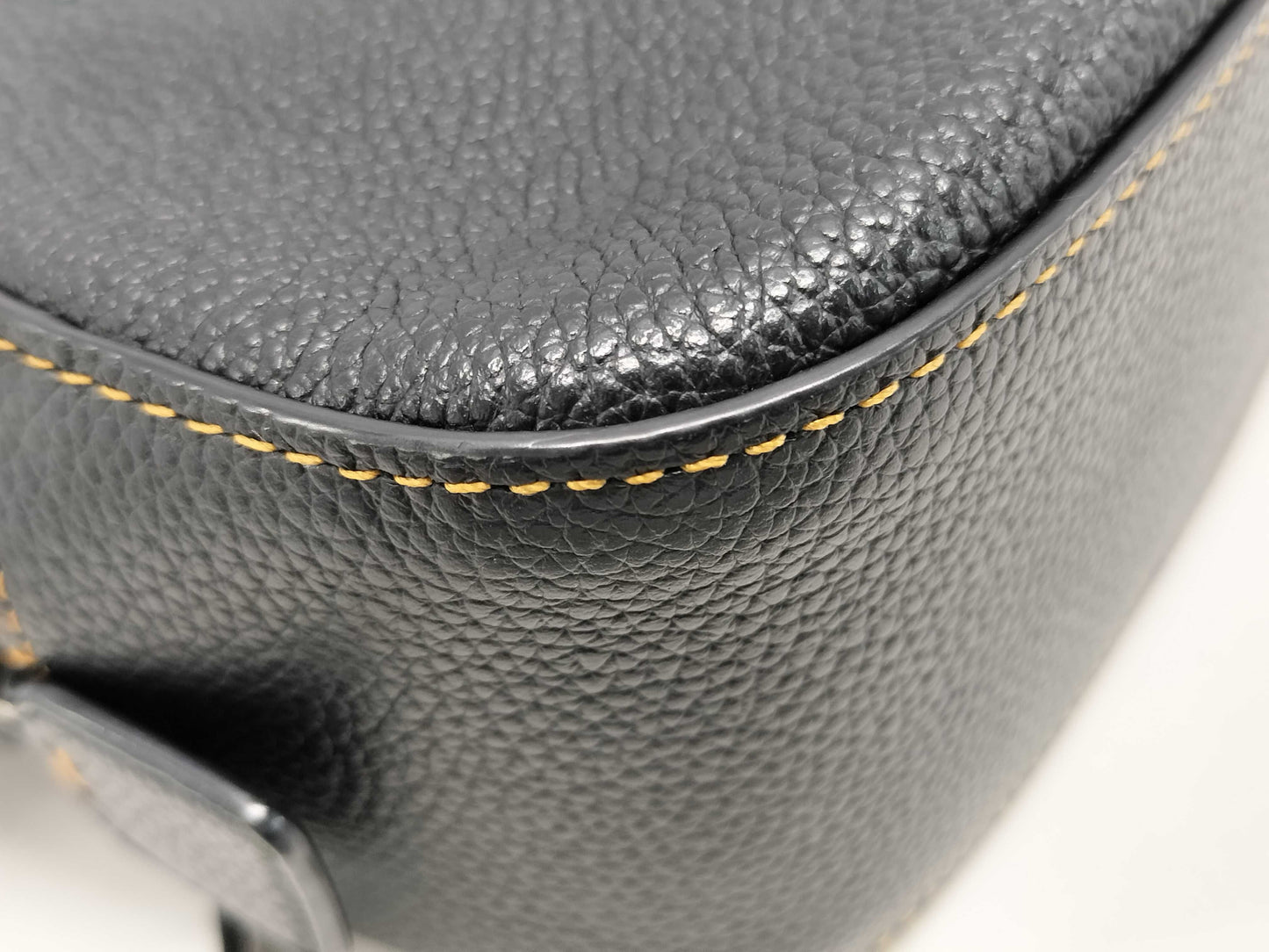 COACH Shoulder Bag Leather Black 28648 Shoulder Bag