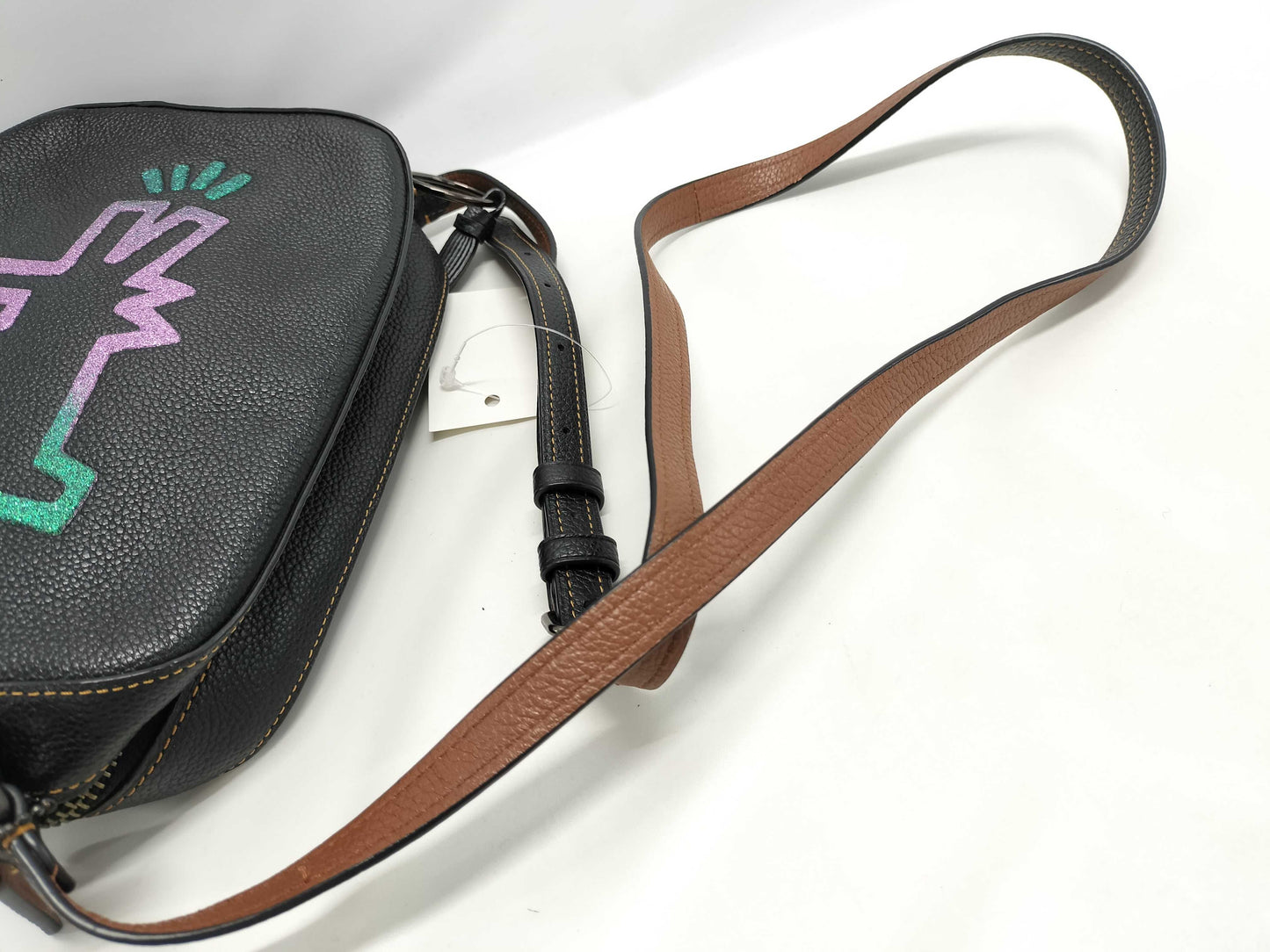 COACH Shoulder Bag Leather Black 28648 Shoulder Bag