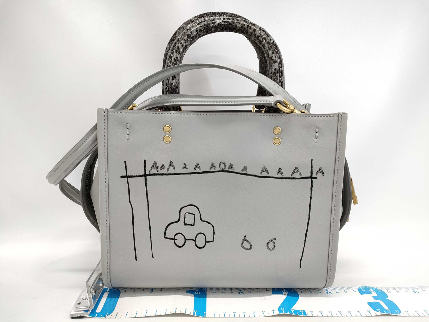 COACH Jean Michel 2-Way Handbag G2080-6688 Gray
