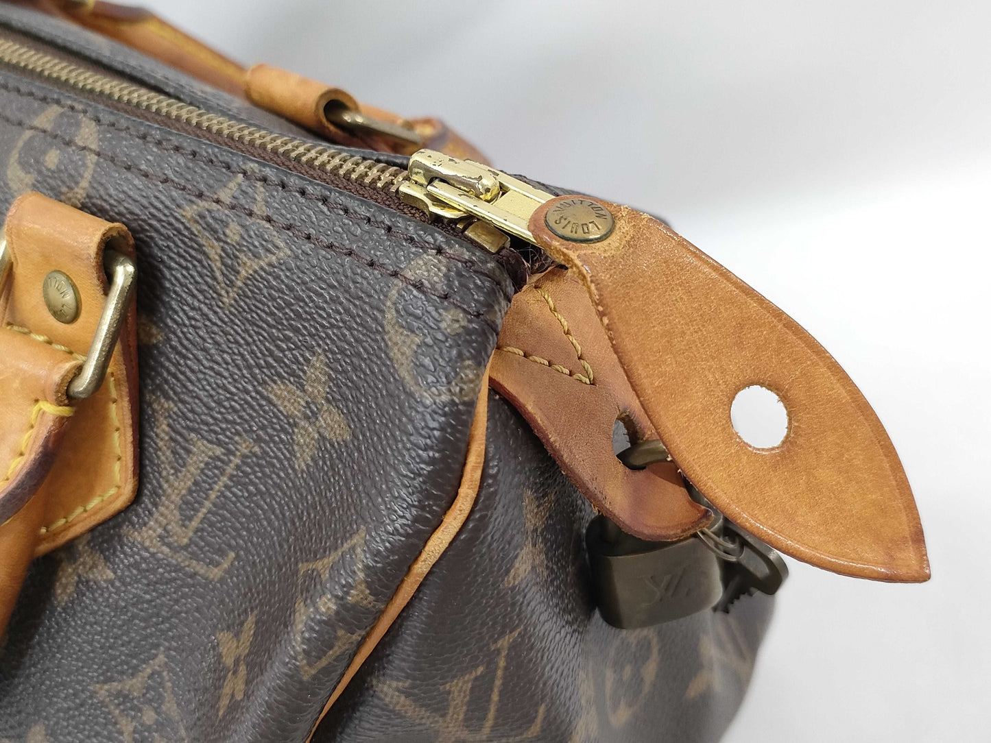 LOUIS VUITTON Monogram M41109 Speedy 25 Handbag