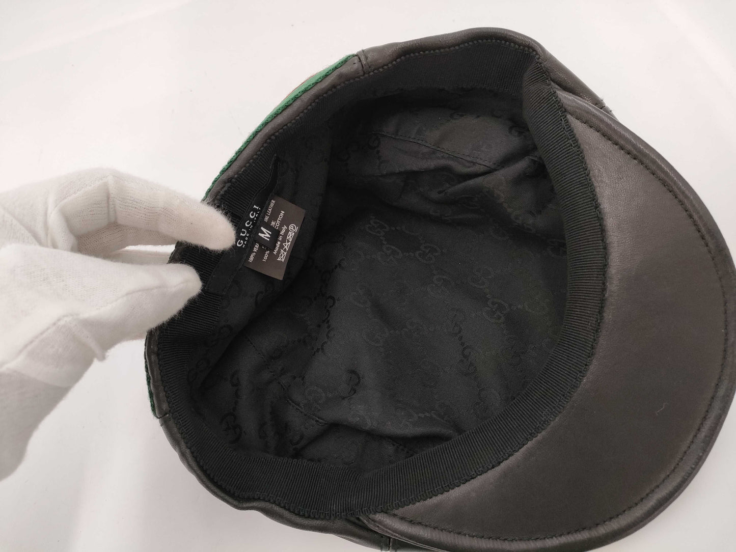 GUCCI Leather Hunting Cap Other Accessories