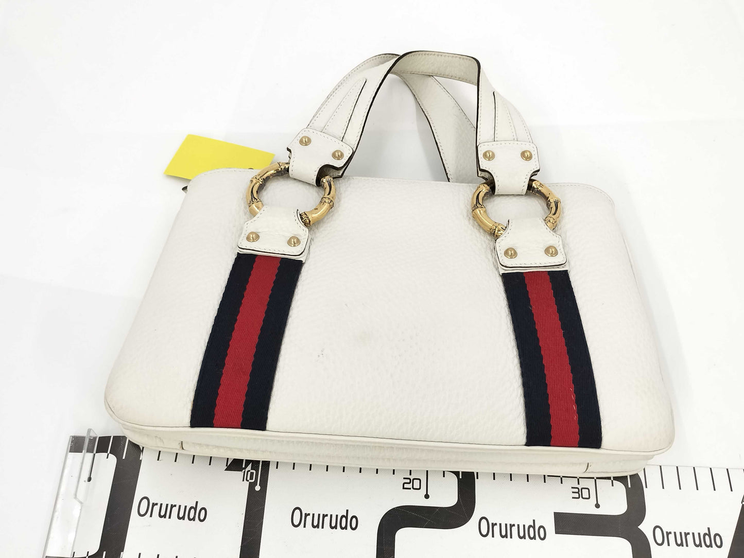 GUCCI 131324 White Handbag