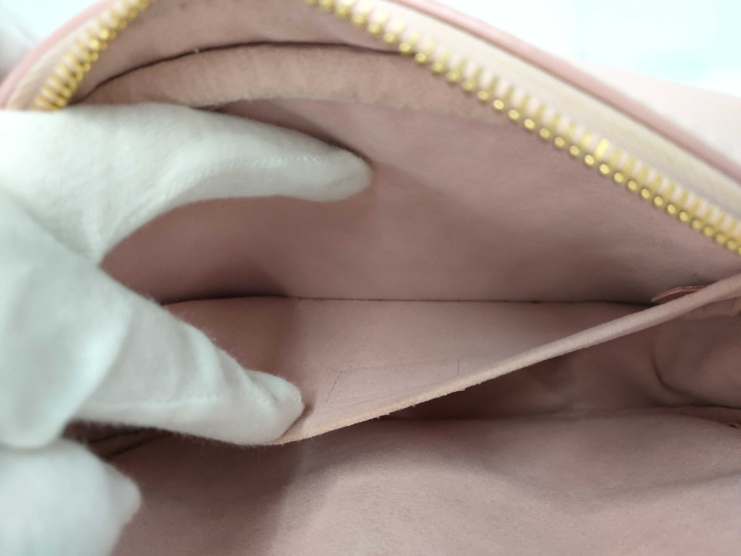 LOUIS VUITTON Monogram M53683 New Wave Camera Bag Pink Shoulder Bag