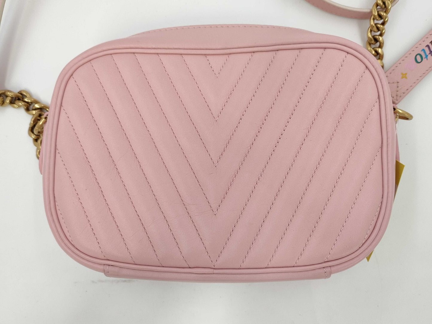 LOUIS VUITTON Monogram M53683 New Wave Camera Bag Pink Shoulder Bag