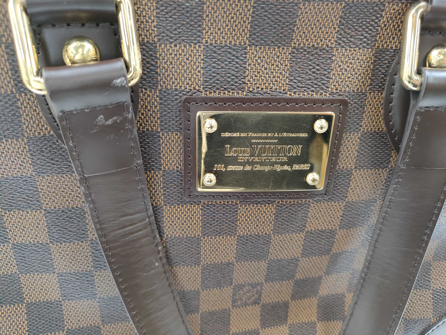 LOUIS VUITTON Damier N51204 Hampstead MM Handbag