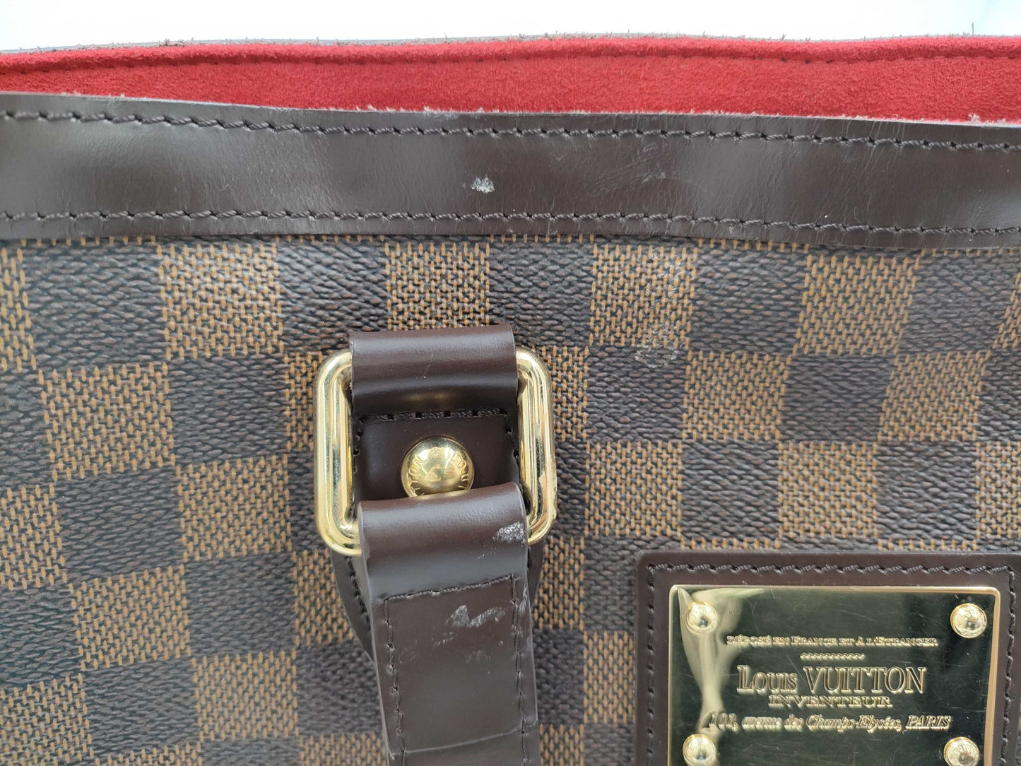 LOUIS VUITTON Damier N51204 Hampstead MM Handbag
